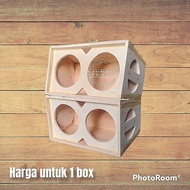 LINE ARRAY 4 INCH DOUBLE SPEAKER BOX 8-9 mm PLYWOOD THICKNESS