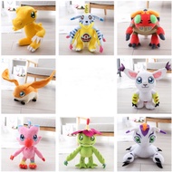 33cm Cute Anime Digimon Adventure Agumon Patamon Tailmon Gomamon Piyomon Gabumon Tentomon Palmon Act