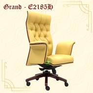 GRAND / Leather Office Chair / Director Office Chair / Wooden Office Chair / E 2185H / E 2187H / E 2