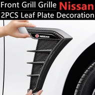 2Pcs Front Side Universal Leaf Plate Decoration Flank Fender Motors Modified Wing Fender Air Guide V