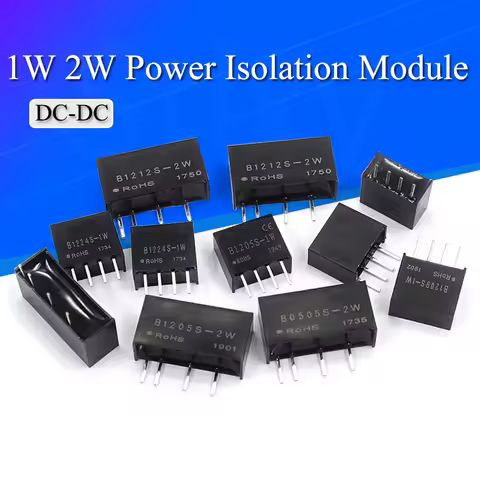 DC-DC Regulated Power Supply Module Isolating Switching Power DC-DC B0505S/9/12/24S-1W B1205/ 5V 9V 