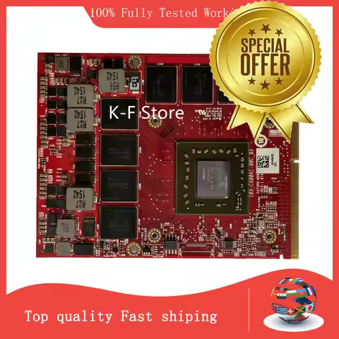 FirePro M6100 GDDR5 2GB Video Graphics Card With X-Bracket 216-0843006 109-c600a1-00c_02 For Dell M6