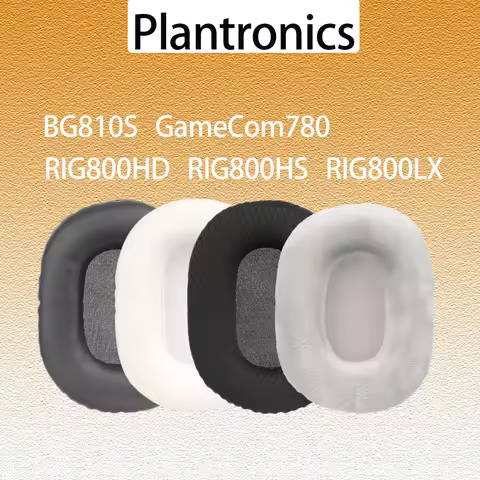 BG810S Earpads for Plantronics GameCom780 Headphones RIG800HD RIG800HS RIG800LX Ear Cushions Replace