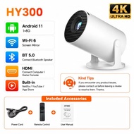 HY320/HY300 Pro 4K HD Portable Projector Android 13.0 WiFi Bluetooth Built-in Netflix/YouTube Home