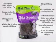 [HCM] Hạt Chia Úc 1kí - 1Kg Hạt chia Úc tím Organic