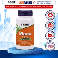 NOW FOODS Maca Pills 500mg Helps Increase Vitality, Improve Physiological Ability