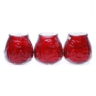 [8 colors - 3 sizes] Combo of 3 jars of lotus bud-shaped scented candles Eden Candle FTRAMART (Size 