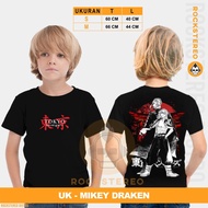 Baju Kaos Anak Tokyo Revengers Mikey Draken