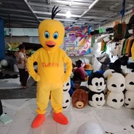 ADULT TWEETY CLOWN COSTUME