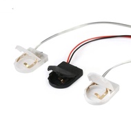 CR2032 Button Battery Box with Switch with Cable 3V/6V Flat Flip Button Battery Holder