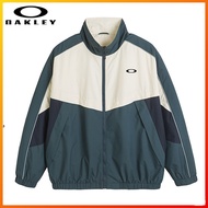2026 Oakley New Men's Windbreaker Jacket Stand Collar Single Layer Thin Breathable Outdoor Casual Vi