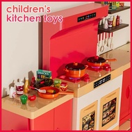 ☇◑ ◙ ● Kitchen Toys For Girls Big Size Kitchen Set Toy For Girl Cooking Toy Lutu Lutuan Toy Set