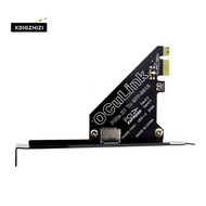 PCIe 4.0 X1 to Oculink SFF8611/8612 Expansion Card to SFF-8639 U.2 SSD for External Graphics Card fo