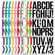 Ready Stock 3-Inch letter Number Stickers Car letter Box Logo Stickers Large letter stickersDIY Anim