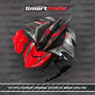 ORIGINAL- Y15 V1/V2 COVERSET EXCITER RC 2016 MERAH ORI VIETNAM