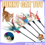 Cat Toys Cat Funny Toys Pet Cat Puppy Funny Bell Feather Stick Funny Interactive Toys