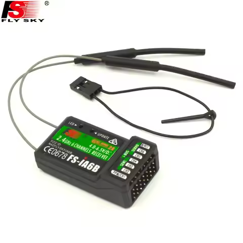 Flysky FS-iA6B 6CH 2.4GHz Receiver PPM Output with iBus Port Compatible Flysky i4 i6 i10 Transmitter