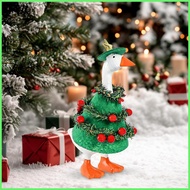 Christmas Tree Geese Outfit Christmas Tree Shaped Statue Clothes Geese Outfit Costume for Holiday Ce