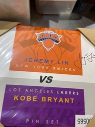 限量NBA紐約尼克林書豪&amp;洛杉礫湖人Kobe Bryant 紀念徽章組
