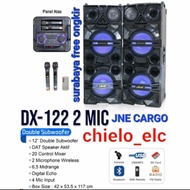 Speaker Aktif DAT DX122 + 2Mic, DX122, DX-122+2Mic (VIA JNE CARGO)