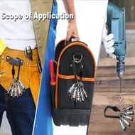 5pcs Multi-Color Diamond Drill Bit Storage Box, 1/4" Hex Shank Key Chain Extension Bar, Outlet Adapt