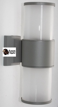 G-ONE โคมไฟภายนอก G-8073-2/2-GR 110 mm.แก้วขุ่น