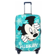ผ้าคลุมกระเป๋าเดินทาง Disney Mickey Mouse ผ้าสแปนเด็กซ์ แบบยืดหยุ่น ยืดหยุ่น Luggage Cover 18 20 22 24 26 28 30 32 นิ้ว