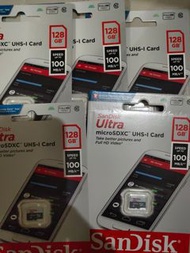 全新 香港行貨 包平郵 Sandisk 128G 128GB micro sd / tf card / 相機 手機記憶卡 MicroSDXC UHS-1