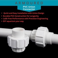 PVC Union Connector Fitting Joint for Water Pipe Aquarium Fish Tank Pond