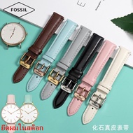 Strap Fossil Fosil Genuine Leather Watch Strap Women's Watch Chain First Layer Cowhide Pin Buckle St