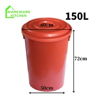 xLdnIGQD 150L/ 38G Heavy Duty Big Pail with Cover Quality Industry Pail Baldi Besar Tong Air Besar T