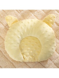 毛絨按摩透氣嬰兒睡枕,純色造型枕頭