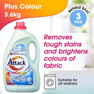 Attack Colour Liquid Laundry Detergent 3.6kg (Set of 3)