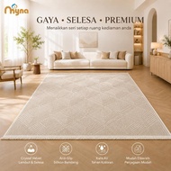 Myna | 2026 Saiz 3XL Karpet Besar Tessel Baldu Tebal Ruang Tamu | Big Carpet Velvet for Living Room