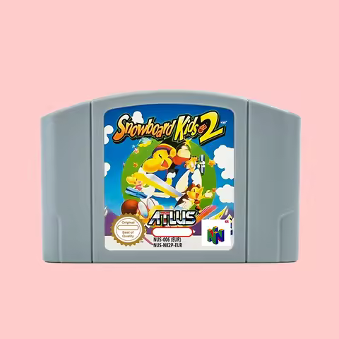 Snowboard Kids 2 Game Cartridge For N64 EUR PAL Retro 64 Bit Game Consoles
