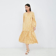Promo Point One NINA Floral Yellow Dress COD
