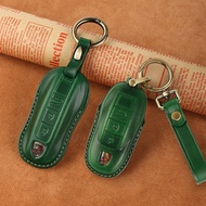 Porsche Key Case Porsche Macan Cayenne Paramela 918 911 Panamera Genuine Leather Car Key Case