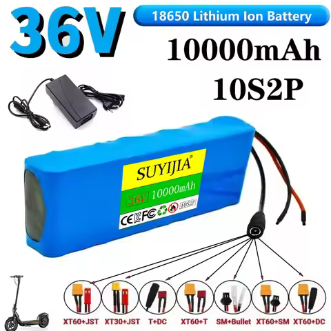 36V 10000mAh Electric Scooter Battery for France, 36V 500W Lithium Battery for Electric Scooter, 36V