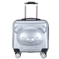 🚚จัดส่ง1-2วัน🚚 Trolley Suitcase Children รถเข็นเด็ก 18 นิ้ว กระเป๋าเดินทาง กระเป๋าถือ 3D Cartoon