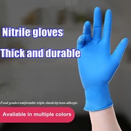 Gloves 100 disposable pvc transparent gloves labor insurance nitrile latex rubber kitchen work glove