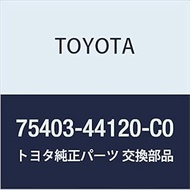 Toyota Genuine Parts SUB-ASSY (BLACK) Gaia Part Number 75403-44120-C0 Back Door Ornament