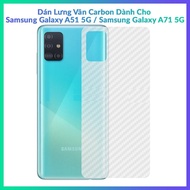 Samsung Galaxy A51/Samsung Galaxy A71 carbon back cover