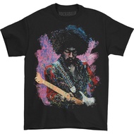 Jimi HENDRIX Stephen Fishwick เสื้อยืด Kaus Band สีดำ Jimi-เสื้อยืดเสื้อยืดผู้ใหญ่ผู้ชาย