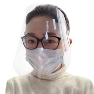 Anti-fog Plastic Transparent Mask Head-mounted Cover Full Face Protection Anti Spit Splash