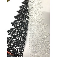 1 meter of lace thread to decorate skirts and fashion tops 12cm.