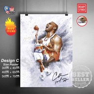 NBA star Charles Barkley Kobe James poster basketball poster bedroom room decoration painting Wall S