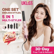 (Mimi ) UKLISS  Hair Dryer Brush 5 In 1 Multifunctional Automatic Styler Hair Curler Straightener