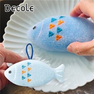 *日本DECOLE清潔海綿-小魚