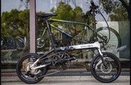 2024 最新款 頭柱內摺版馬甲線款 DAHON K3 PLUS 9速 16吋 碟剎 鋁合金 折叠車 送水架前後蛙燈叮叮