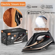 Portable Flat Iron Steamer for Clothes 2600w Steamer Iron Powerful Plantsa for Clothes Ceramic Panel